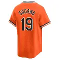 Youth No.19 Tomoyuki Sugano Baltimore Orioles Orange Limited Cooperstown Collection Jersey