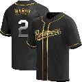 Youth No.2 J.J. Hardy Baltimore Orioles Gold Replica Black en Alternate Jersey