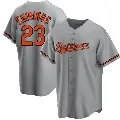 Youth No.23 Robinson Chirinos Baltimore Orioles Gray Replica Road Jersey