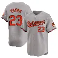 Youth No.23 Terrin Vavra Baltimore Orioles Gray Limited Road Jersey