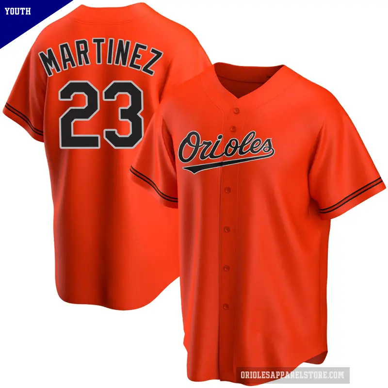 Youth No.23 Tippy Martinez Baltimore Orioles Orange Replica Alternate Jersey
