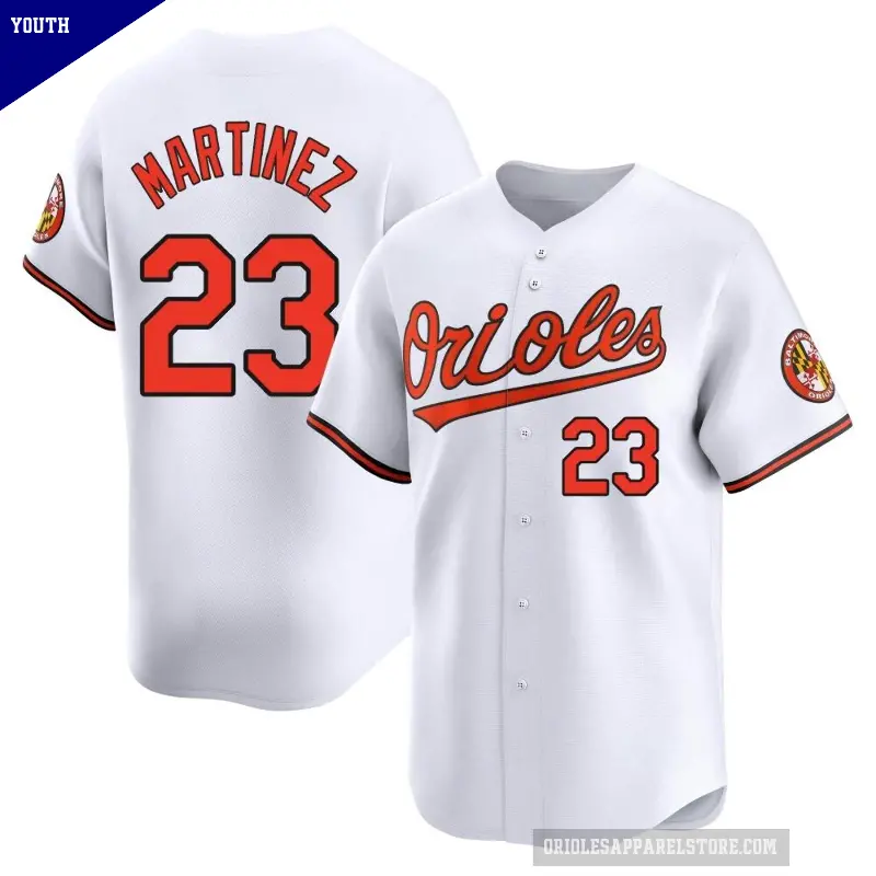 Youth No.23 Tippy Martinez Baltimore Orioles White Limited Home Jersey