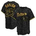 Youth No.25 Don Baylor Baltimore Orioles Black Replica Snake Skin City Jersey