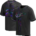 Youth No.26 Boog Powell Baltimore Orioles Black Replica Holographic Alternate Jersey