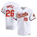Youth No.26 Boog Powell Baltimore Orioles White Limited Home Jersey