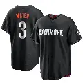 Youth No.3 Jorge Mateo Baltimore Orioles Black Replica 2023 City Connect Jersey
