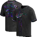 Youth No.30 Grayson Rodriguez Baltimore Orioles Black Replica Holographic Alternate Jersey
