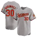 Youth No.30 Grayson Rodriguez Baltimore Orioles Gray Limited Road Jersey