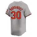 Youth No.30 Grayson Rodriguez Baltimore Orioles Gray Limited Road Jersey