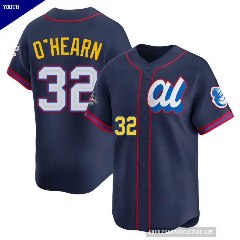 Youth No.32 Ryan O'Hearn Baltimore Orioles Navy Limited American League 2025 All-Star Edition Jersey