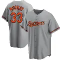 Youth No.33 Eddie Murray Baltimore Orioles Gray Replica Road Jersey