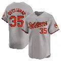 Youth No.35 Adley Rutschman Baltimore Orioles Gray Limited Road Jersey
