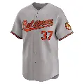 Youth No.37 Cade Povich Baltimore Orioles Gray Limited Road Jersey