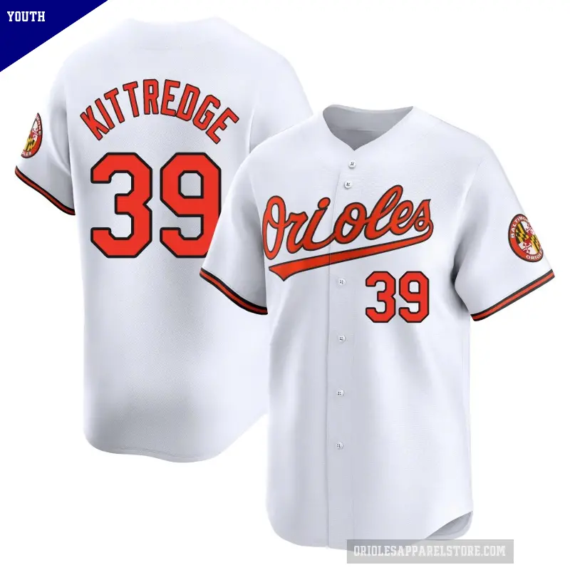 Youth No.39 Andrew Kittredge Baltimore Orioles White Limited Home Jersey
