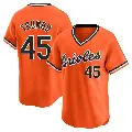 Youth No.45 Mark Trumbo Baltimore Orioles Orange Limited Cooperstown Collection Jersey