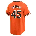 Youth No.45 Mark Trumbo Baltimore Orioles Orange Limited Cooperstown Collection Jersey