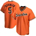 Youth No.5 Brooks Robinson Baltimore Orioles Orange Replica Alternate Cooperstown Collection Jersey