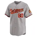 Youth No.60 Colin Selby Baltimore Orioles Gray Limited Road Jersey