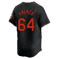 Youth No.64 Dean Kremer Baltimore Orioles Black Limited Alternate Jersey