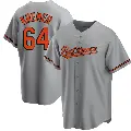 Youth No.64 Dean Kremer Baltimore Orioles Gray Replica Road Jersey