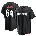 Youth No.64 Jayson Aquino Baltimore Orioles Black Replica 2023 City Connect Jersey
