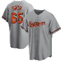 Youth No.65 Gregory Soto Baltimore Orioles Gray Replica Road Jersey