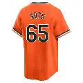 Youth No.65 Gregory Soto Baltimore Orioles Orange Limited Cooperstown Collection Jersey