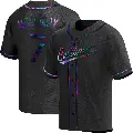 Youth No.7 Jackson Holliday Baltimore Orioles Black Replica Holographic Alternate Jersey