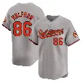 Youth No.86 Grant Wolfram Baltimore Orioles Gray Limited Road Jersey