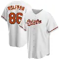Youth No.86 Grant Wolfram Baltimore Orioles White Replica Home Jersey