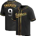 Youth No.9 Brady Anderson Baltimore Orioles Gold Replica Black en Alternate Jersey