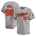 Youth No.90 Toby Welk Baltimore Orioles Gray Limited Road Jersey