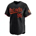 Youth No.95 Houston Roth Baltimore Orioles Black Limited Alternate Jersey
