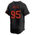 Youth No.95 Houston Roth Baltimore Orioles Black Limited Alternate Jersey