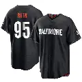 Youth No.95 Houston Roth Baltimore Orioles Black Replica 2023 City Connect Jersey